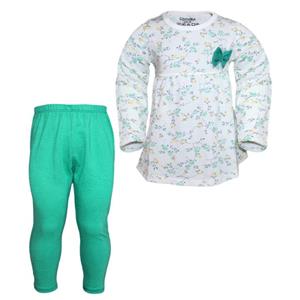 ست تی شرت و شلوار دخترانه چیندکا مدل فرشته کد 101