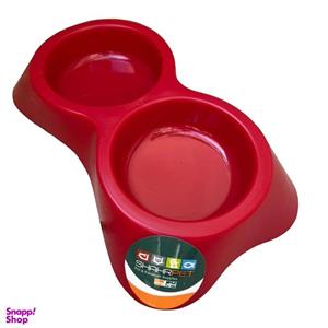 ظرف غذای سگ و گربه شهرپت مدل دو قلو