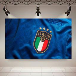 پوستر طرح فوتبال مدل پیراهن تیم ملی ایتالیا کد AR19810
