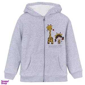 سویشرت دخترانه مدل زرافه و دختر F105