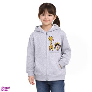 سویشرت دخترانه مدل زرافه و دختر F105