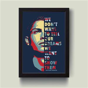 تابلو مدل انگیزشی Ronaldo کد m50304