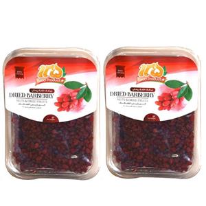 زرشک پفکی  صنایع غذایی 125 - 100 گرم بسته 2 عددی