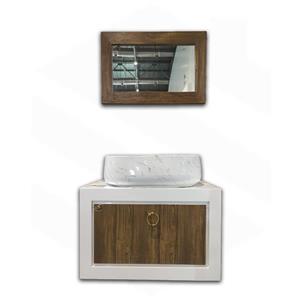 ست کابینت روشویی و آینه آفتاب مدل کارینا