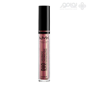 برق لب نیکس مدل DUO CHROMATIC رنگ گلبهی شماره 10 