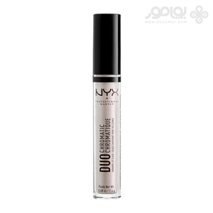 برق لب نیکس مدل DUO CHROMATIC رنگ صدفی شماره 02 