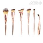 ست برس آرایشی ناسکیتا مدل Bronzy Glow کد KVZ19 بسته 6 عددی