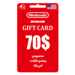 گیفت کارت آمریکا 70 دلاری نینتندو شاپ Nintendo