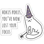 استیکر مدل hokus pokus you#39;ve now lost your focus