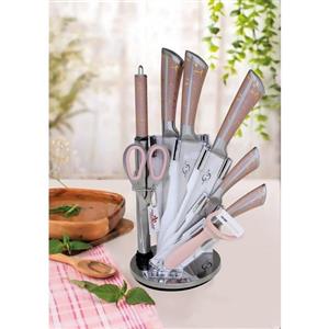 سرویس چاقو آشپزخانه 9 پارچه هوم لوکس مدل رونیز
