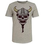 تی شرت آستین کوتاه مردانه مدل viking کد BA71 رنگ طوسی