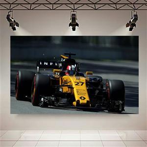 تابلو بوم طرح ماشین فرمول یک مدل Formula 1 Renault RS17 کد AR2634 