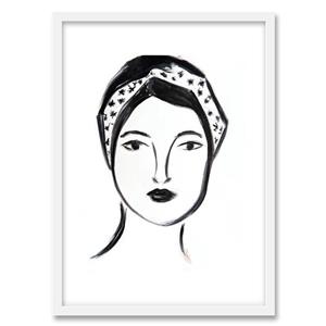 تابلو فورنیمو مدل نقاشی پرتره لاین ارت مینیمال کد 03122W