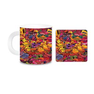 ماگ مدل mix کد 1929 به همراه زیر لیوانی