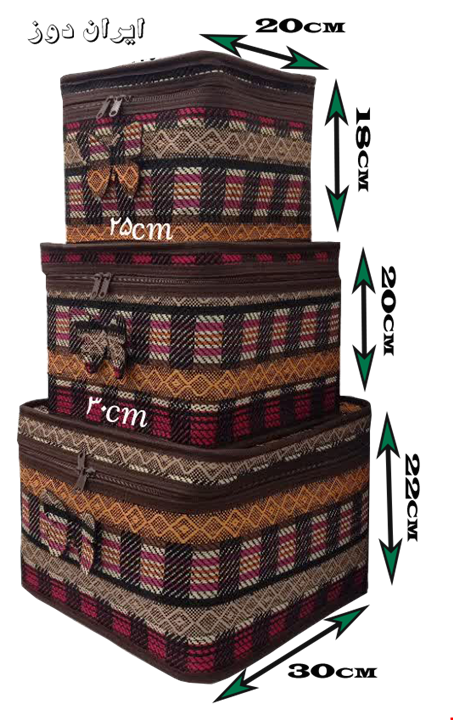 باکس نظم دهنده 3 تیکه لباس 6888