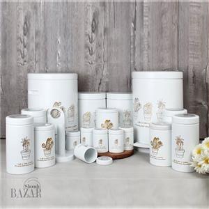 سرویس آشپزخانه 18 پارچه ام جی اس مدل کاکتوس درب فلزی