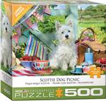 Scottie Dog Picnic پازل 500 تکه یوروگرافیکس