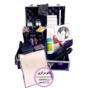پک کامل دستگاه تاتو دو گان حرفه ای کد M539