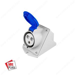 پریز دیواری تک فاز 3/32 پارسا کد 415