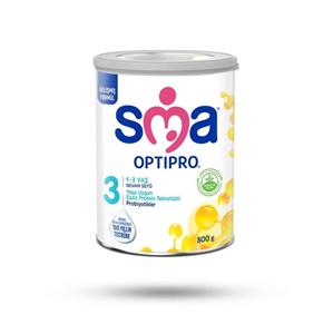 شیر خشک اس ام ای sma مدل optipro مناسب ۱ تا ۳ سال وزن ۸۰۰ گرم