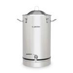 دستگاه تقطیر گلاب گیر عرق گیر 30 لیتری کلارشتاین آلمان Klarstein Maischfest Fermenter 30 Fermentierkessel Maischekessel Silber