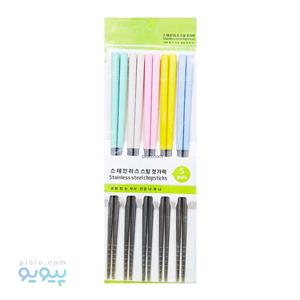 چوب غذا خوری چاپستیک رنگی  