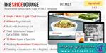 دانلود قالب HTML رستوران و کافه The Spice Lounge