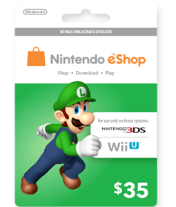 Nintendo eShop 35 $ Gift Card دیجیتالی 35$ 