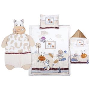 سرویس خواب نوزادی نی نی بان طرح مزرعه مجموعه 5 عددی