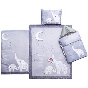 سرویس خواب نوزادی نی نی بان طرح رویای فیل مجموعه 4 عددی
