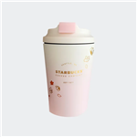 قمقمه استارباکس (Starbucks) طرح Cherry Blossom حجم 390 میلی لیتر