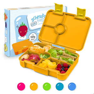 ظرف غذا و اسنک کودک کلارشتاین المان Klarstein schmatzfatz by Lite Lunchbox 6 Orange 