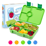 ظرف غذا و اسنک کودک کلارشتاین آلمان Klarstein schmatzfatz by Lite Lunchbox 6 Grün