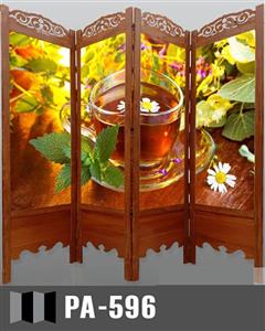 پاراوان تصویری طرح چای مدل PA-596