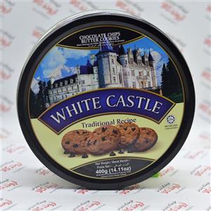 کوکی شکلاتی جعبه فلزی وایت کستل White Castle مدل Chocolate 400 گرم