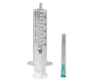 سرنگ لوئراسلیپ دو تکه با سرسوزن تیز - یزد سرنگ  2ml  23G (0.6x32mm)