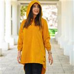 هودی زنانه کبریتی کلاه دار کد 455