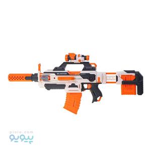 تفنگ بازی مدل مسلسل تیر اسفنجی کد Epic Rage gun G1A