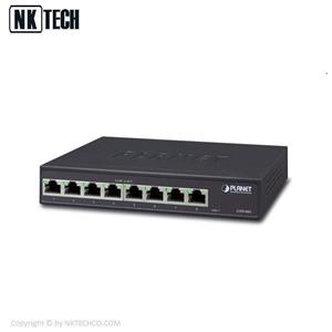 سوییچ شبکه پلنت Planet GSD-805 دسکتاپ 8 پورت 10/100/1000Mbps بدنه فلزی