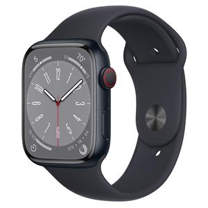 ساعت هوشمند اپل واچ سری 8 مدل 45 میلی متری با بند استارلایت بدنه الومینیومی Apple Watch Series 45mm Starlight Aluminum Case with Sport Band 