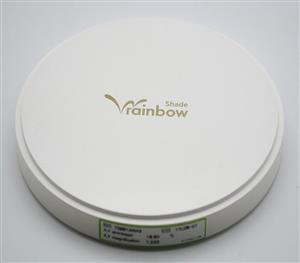 بلوک زیرکونیا rainbow Shade نوع Genoss - Step  Ø98x18mm  A2 