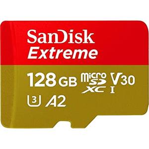 کارت حافظه microSDXC سن دیسک مدل Extreme کلاس A2 استاندارد UHS-I U3 سرعت 190MBps ظرفیت 128 گیگابایت