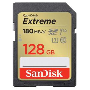 کارت حافظه SDXC سن دیسک مدل Extreme کلاس 10 استاندارد UHS-I U3 سرعت 180MBps ظرفیت 128 گیگابایت
