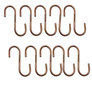 قلاب آویز مدل داگ طرح اس شکل کد YPZ-BOLAND-10.5CM مجموعه 10 عددی