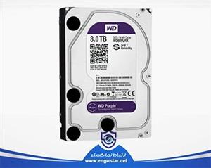 هارد دیسک اینترنال وسترن دیجیتال مدل WD80PURX ظرفیت 8 ترابایت