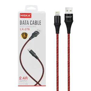 کابل تبدیل USB به لایتنینگ هیسکا مدل LX-276 طول 1 متر