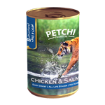 کنسرو غذای سگ پتچی مرغ و سالمون Petchi Chicken And Salmon وزن 420 گرم