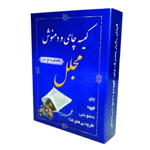 فیلتر چای مجلل مدل نخ دار بسته 50 عددی