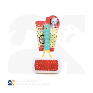 برس دو طرفه پلاستیکی سگ و گربه مدل YL142