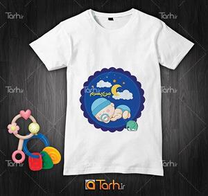 طرح تیشرت بارداری کد 3085185